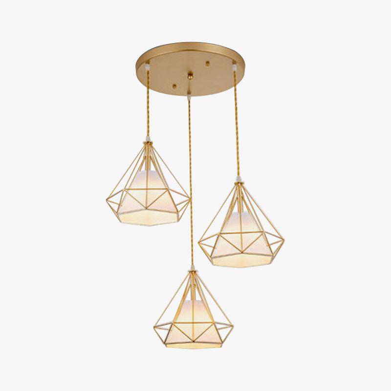 Lustre Conique Doré Vivo
