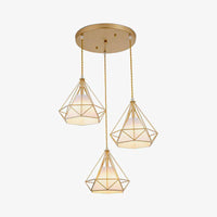 Lustre Conique Doré Vivo