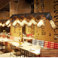 Lustre à vent industriel rétro américain 10 têtes | Marco Lucetti