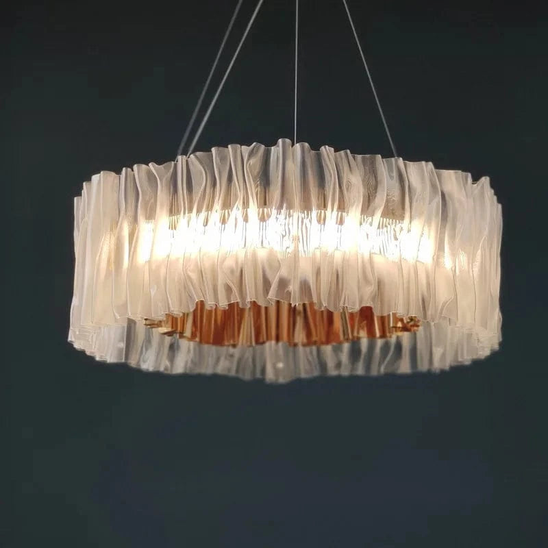 Lustre Acrylique Pétale Design Nordique Moderne - Art Luminaire | Marco Lucetti