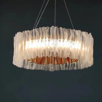 Lustre Acrylique Pétale Design Nordique Moderne - Art Luminaire | Marco Lucetti