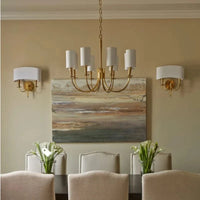 Lustre Américain Nordique en Cuivre pour Éclairage Rural | Marco Lucetti