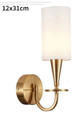 Lustre Américain Nordique en Cuivre pour Éclairage Rural | Marco Lucetti Applique simple