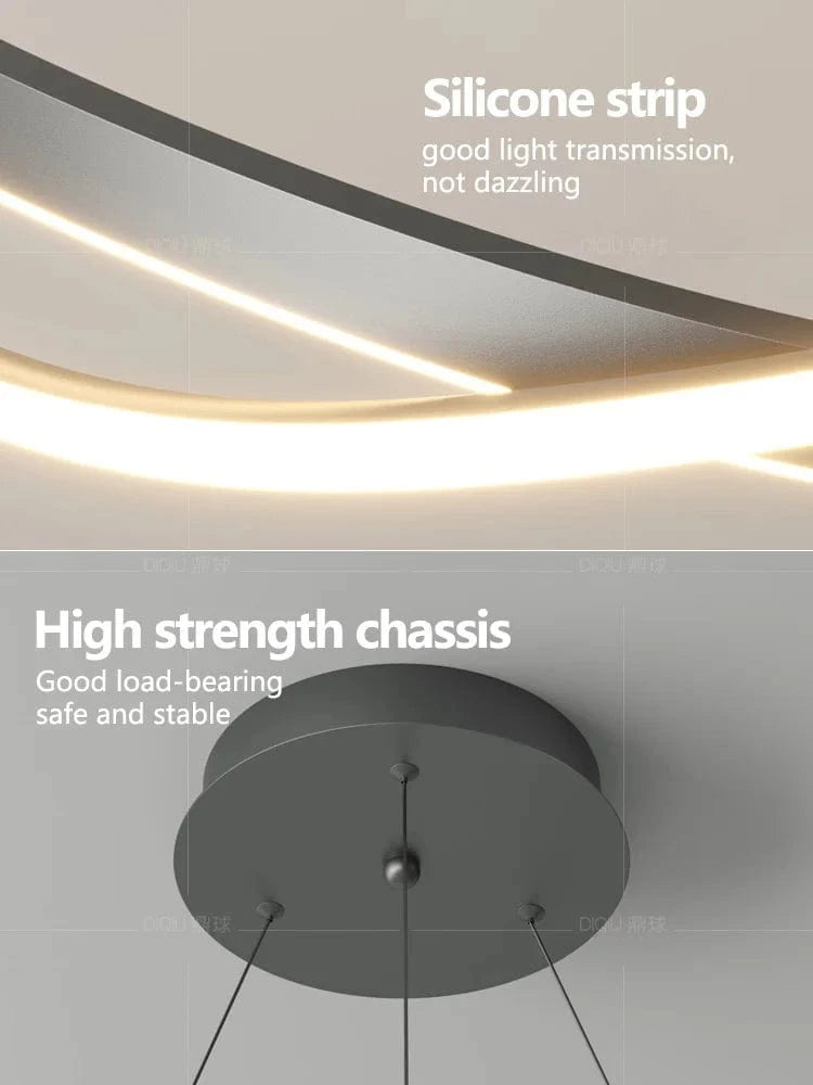 Lustre Anneau Minimaliste Moderne pour Maison - Créativité Redéfinie | Marco Lucetti