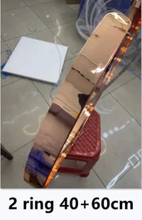 Lustre Anneau Nordique LED Réglable pour Salle à Manger - Collection Maison Luminaires | Marco Lucetti 2 Anneaux Or rose S / Blanc chaud (3000K)