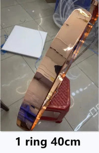 Lustre Anneau Nordique LED Réglable pour Salle à Manger - Collection Maison Luminaires | Marco Lucetti Or rose 40cm / Blanc chaud (3000K)