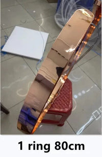 Lustre Anneau Nordique LED Réglable pour Salle à Manger - Collection Maison Luminaires | Marco Lucetti Or rose 80cm / Blanc chaud (3000K)