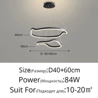 Lustre anneaux déformés design Panochas pour un intérieur élégant | Marco Lucetti