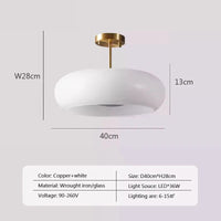 Lustre Antique en Verre et Laiton Orange Medieval | Marco Lucetti WG40CM / Lumière blanche