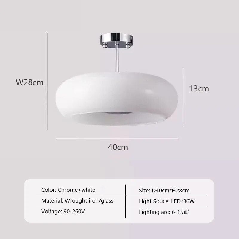 Lustre Antique en Verre et Laiton Orange Medieval | Marco Lucetti WS40CM / Lumière blanche