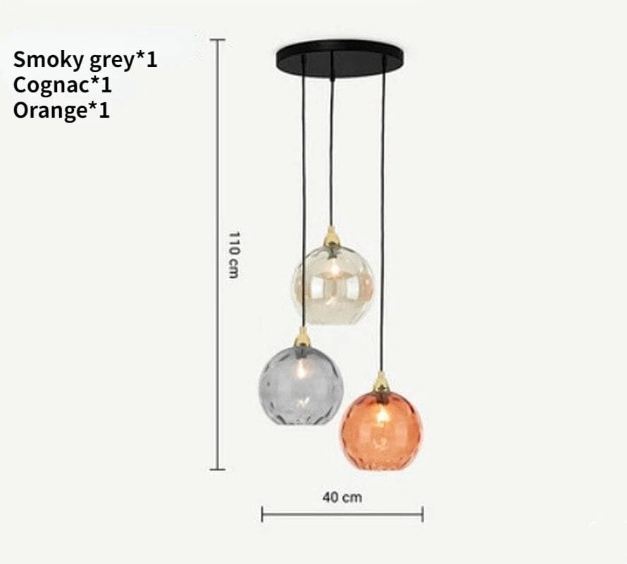 Lustre Aqua Glass - Design Nordique Moderne | Marco Lucetti F