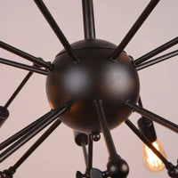 Lustre Arachnée Vintage en Fer Industriel | Marco Lucetti