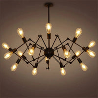 Lustre Arachnée Vintage en Fer Industriel | Marco Lucetti