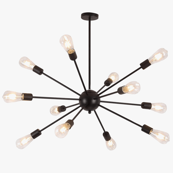 Lustre Arachnée Vintage en Fer Industriel | Marco Lucetti