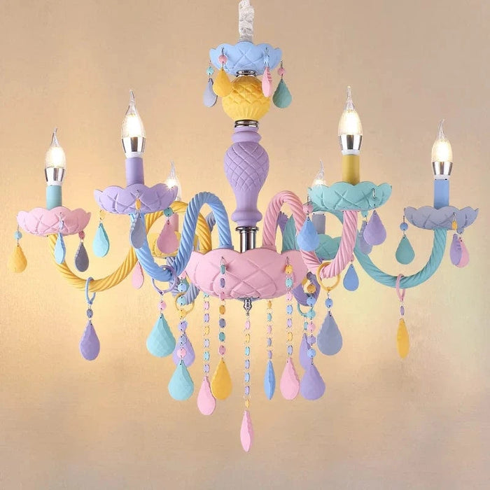 Lustre Arc-en-Ciel Enfants Style Macaron Kawaii LED | Marco Lucetti