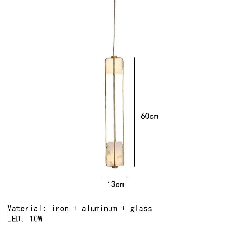 Lustre Art déco d'intérieur en verre blanc et noir pour Hall d'hôtel : Lampe élégante pour la salle à manger, la cuisine et le bar | Marco Lucetti Style B-Or