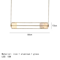 Lustre Art Déco en verre et métal pour hôtel et bar de luxe | Marco Lucetti Style A-Or / Lumière chaude