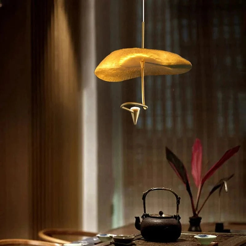 Lustre Art Déco LED en cuivre ajustable | Marco Lucetti