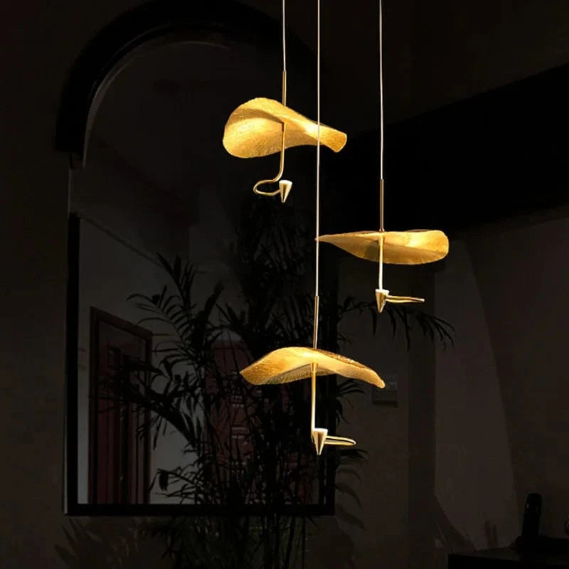 Lustre Art Déco LED en cuivre ajustable | Marco Lucetti