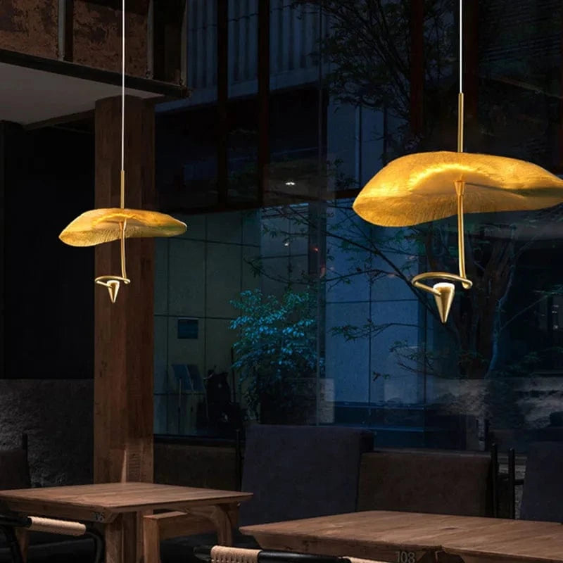 Lustre Art Déco LED en cuivre ajustable | Marco Lucetti