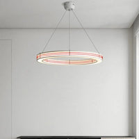 Lustre Art Déco Nouveau Style Anneau Suspendu avec Luminaires Fil Réglable | Marco Lucetti