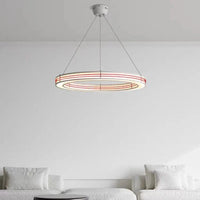 Lustre Art Déco Nouveau Style Anneau Suspendu avec Luminaires Fil Réglable | Marco Lucetti