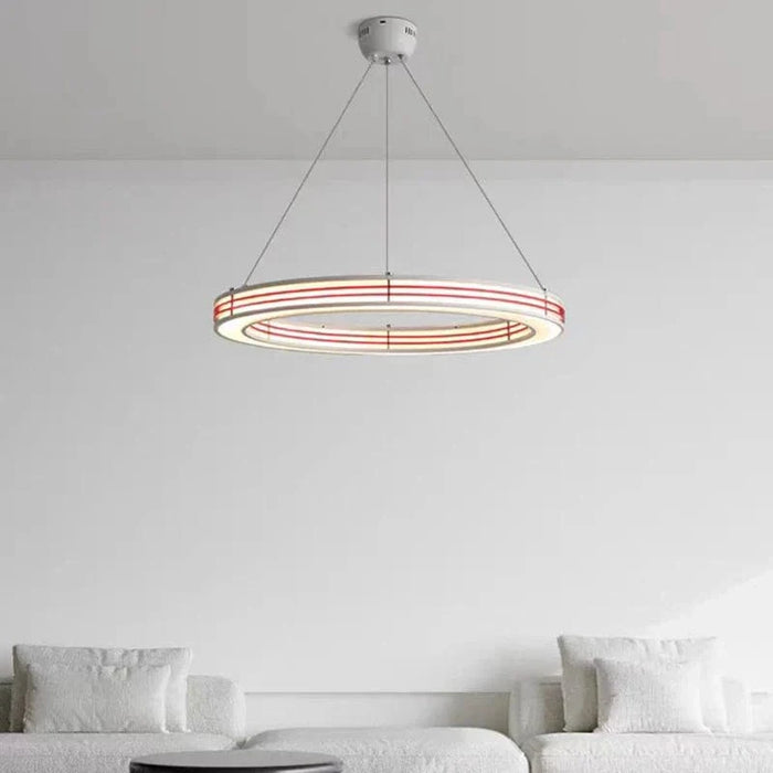 Lustre Art Déco Nouveau Style Anneau Suspendu avec Luminaires Fil Réglable | Marco Lucetti