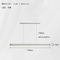 Lustre Art Déco Nouveau Style Anneau Suspendu avec Luminaires Fil Réglable | Marco Lucetti Long 120cm-Noir / 3 modifiables