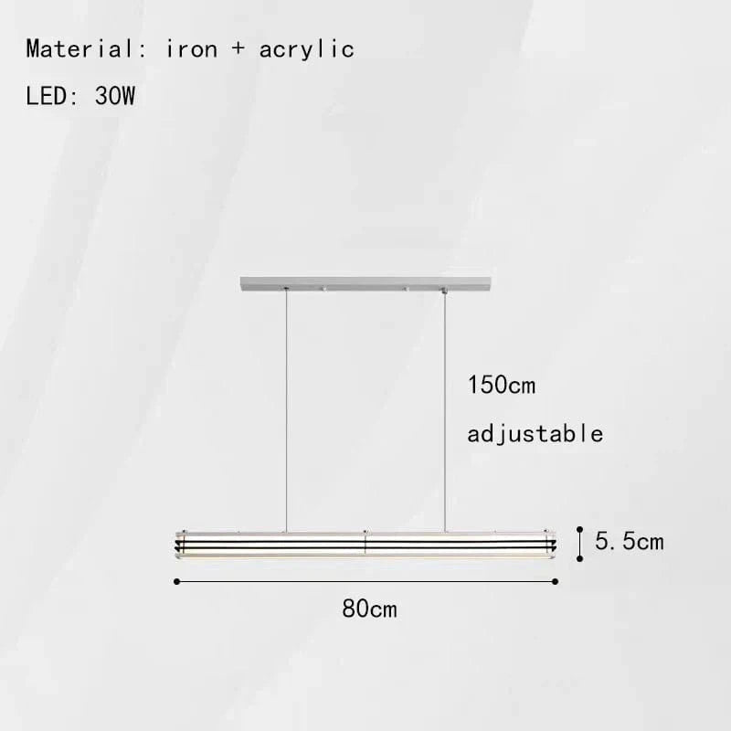 Lustre Art Déco Nouveau Style Anneau Suspendu avec Luminaires Fil Réglable | Marco Lucetti Long 80cm-Noir / 3 modifiables