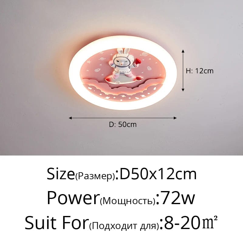 Lustre astronaute LED 2024 pour enfants avec lampe cloud suspendue - Collection Stardust | Marco Lucetti