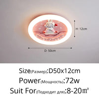 Lustre astronaute LED 2024 pour enfants avec lampe cloud suspendue - Collection Stardust | Marco Lucetti