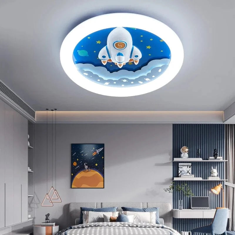 Lustre astronaute LED 2024 pour enfants avec lampe cloud suspendue - Collection Stardust | Marco Lucetti