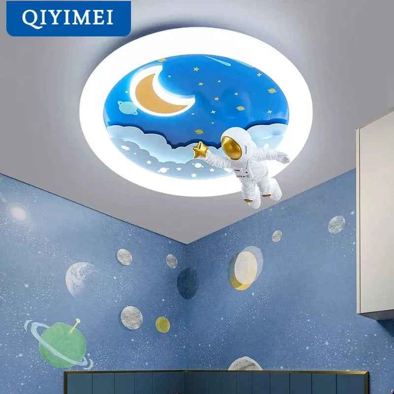Lustre astronaute LED 2024 pour enfants avec lampe cloud suspendue - Collection Stardust | Marco Lucetti