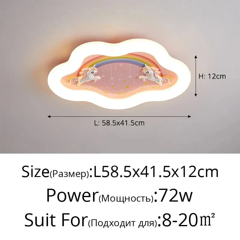 Lustre astronaute LED 2024 pour enfants avec lampe cloud suspendue - Collection Stardust | Marco Lucetti Luminosité variable / A nuage