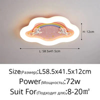 Lustre astronaute LED 2024 pour enfants avec lampe cloud suspendue - Collection Stardust | Marco Lucetti Luminosité variable / A nuage