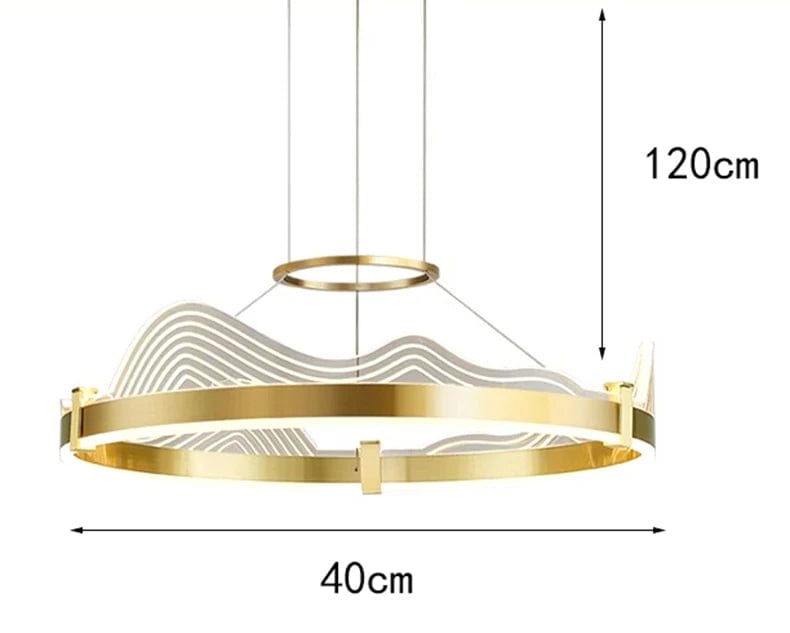 Lustre Atmosphérique Moderne LED pour Éclairage Intérieur | Marco Lucetti
