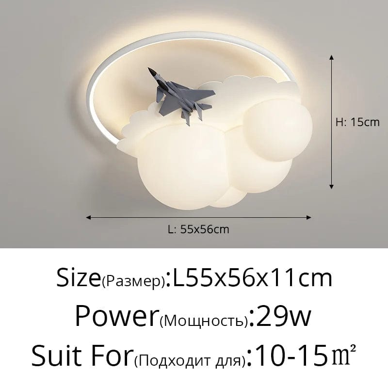 Lustre Avion LED Moderne pour Enfant | Marco Lucetti
