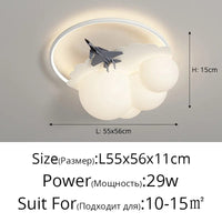 Lustre Avion LED Moderne pour Enfant | Marco Lucetti