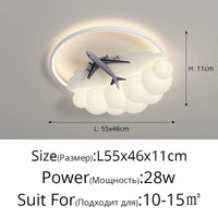 Lustre Avion LED Moderne pour Enfant | Marco Lucetti