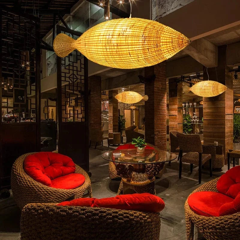 Lustre bambou - Élégance Orientale | Marco Lucetti