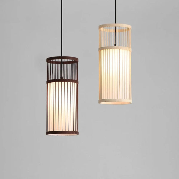 Lustre Bambou Tissé Main - Collection Rotin Osière | Marco Lucetti