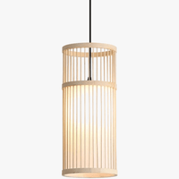 Lustre Bambou Tissé Main - Collection Rotin Osière | Marco Lucetti