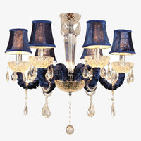 Lustre baroque à LED de Luxe | Marco Lucetti Bleu / A