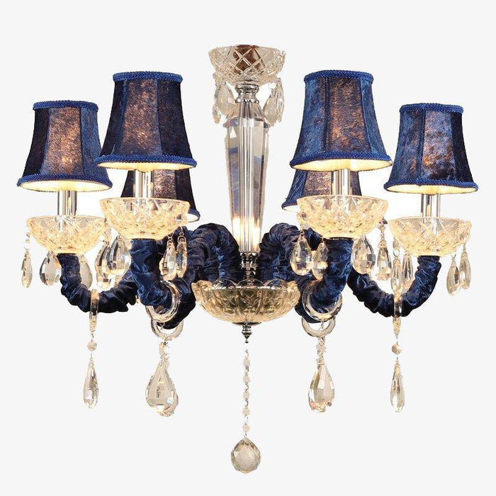 Lustre baroque à LED de Luxe | Marco Lucetti Bleu / A