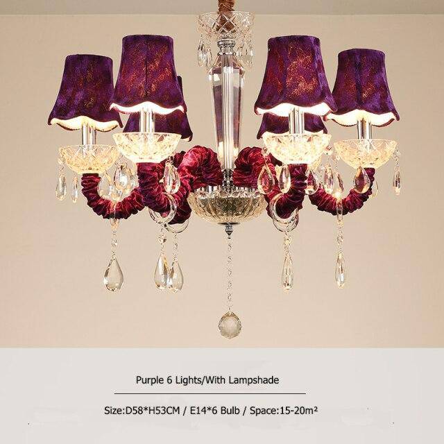 Lustre baroque à LED de Luxe | Marco Lucetti Rouge / A