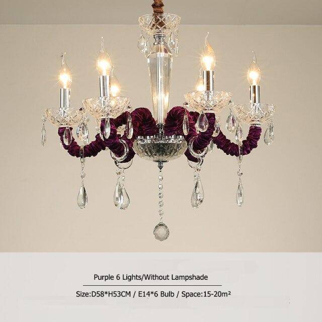 Lustre baroque à LED de Luxe | Marco Lucetti Rouge / B