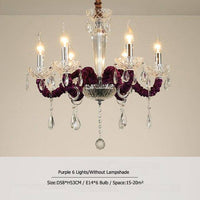 Lustre baroque à LED de Luxe | Marco Lucetti Rouge / B