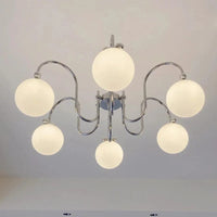 Lustre Blanc Lait - Éclairage Élégant | Marco Lucetti