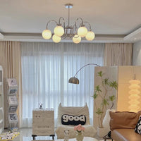 Lustre Blanc Lait - Éclairage Élégant | Marco Lucetti