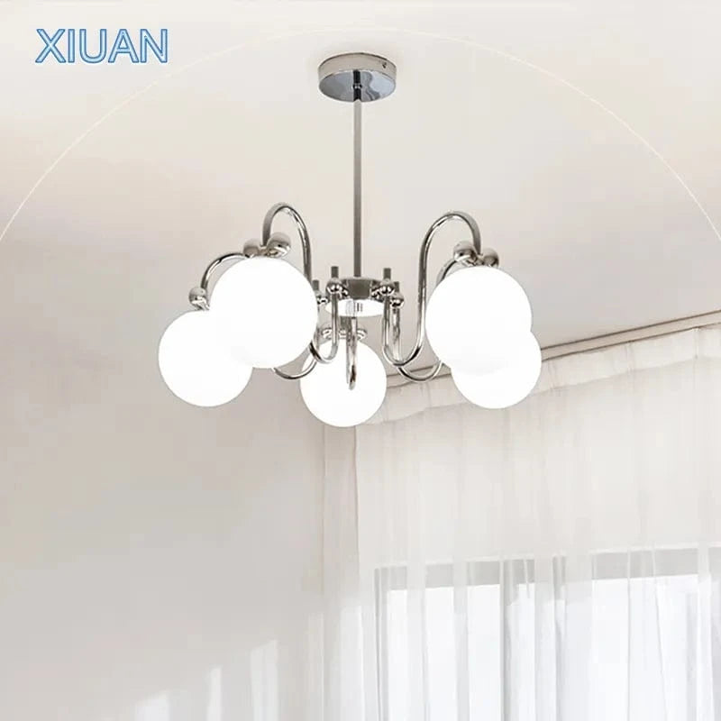 Lustre Blanc Lait - Éclairage Élégant | Marco Lucetti